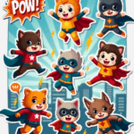 Kids Stickers - Sheet v28